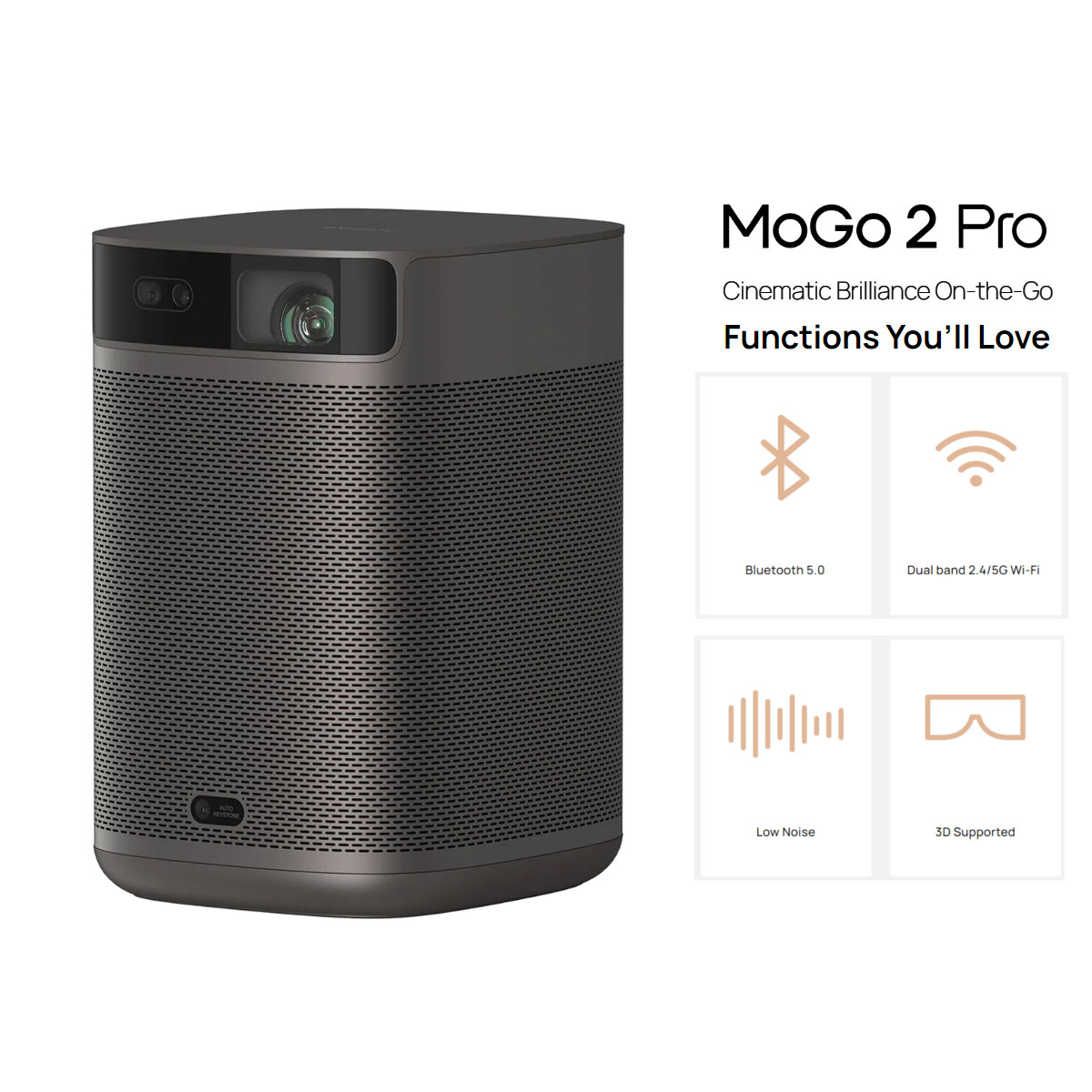 Xgimi Mogo Pro Lumen Full Hd Portable Dlp Wireless Projector