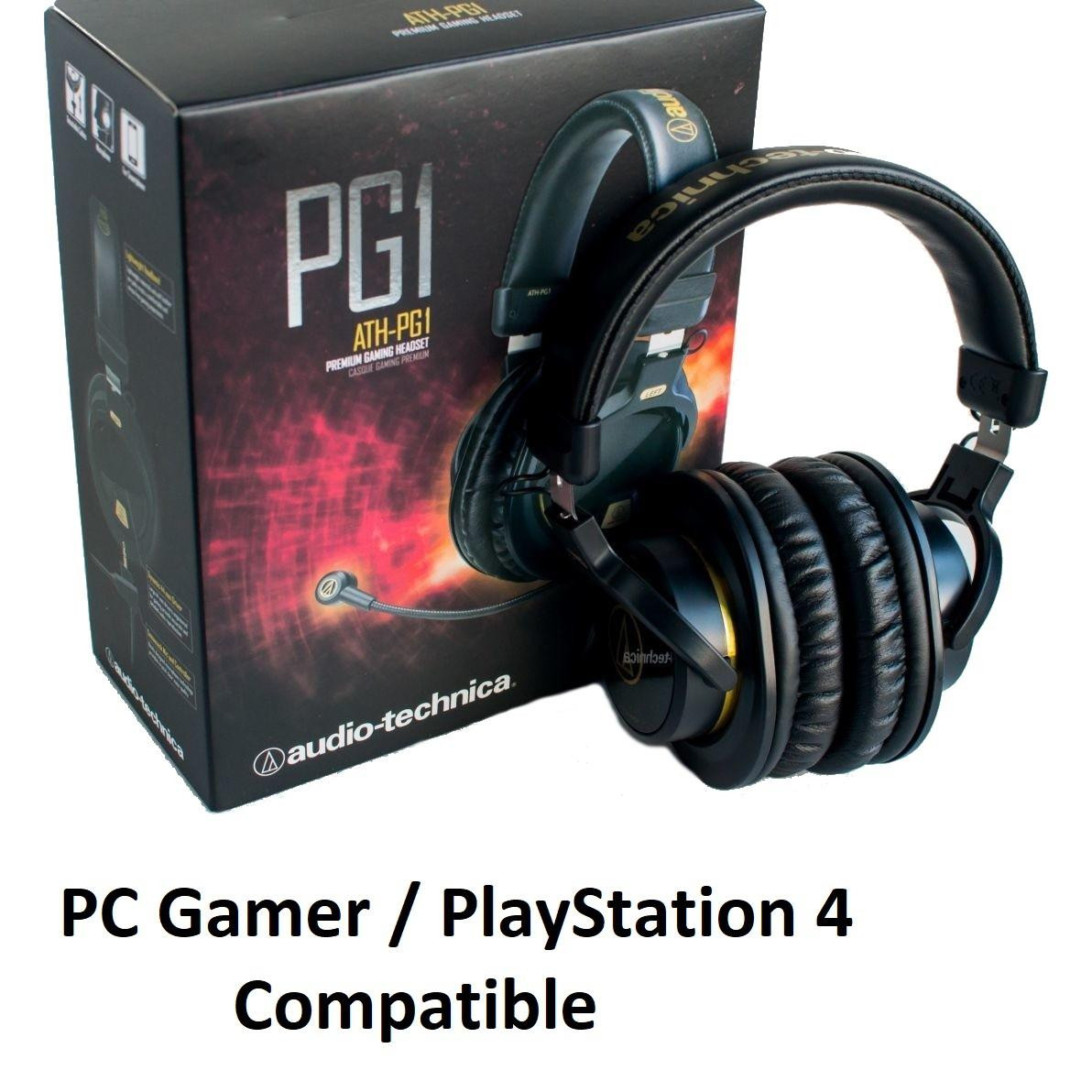 0174a5beb20594bc42eea607dd03d29d-1.jpeg Audio Technica ATH-PG1 Premium Gaming Headset PC Gamer PlayStation 4 Compatible