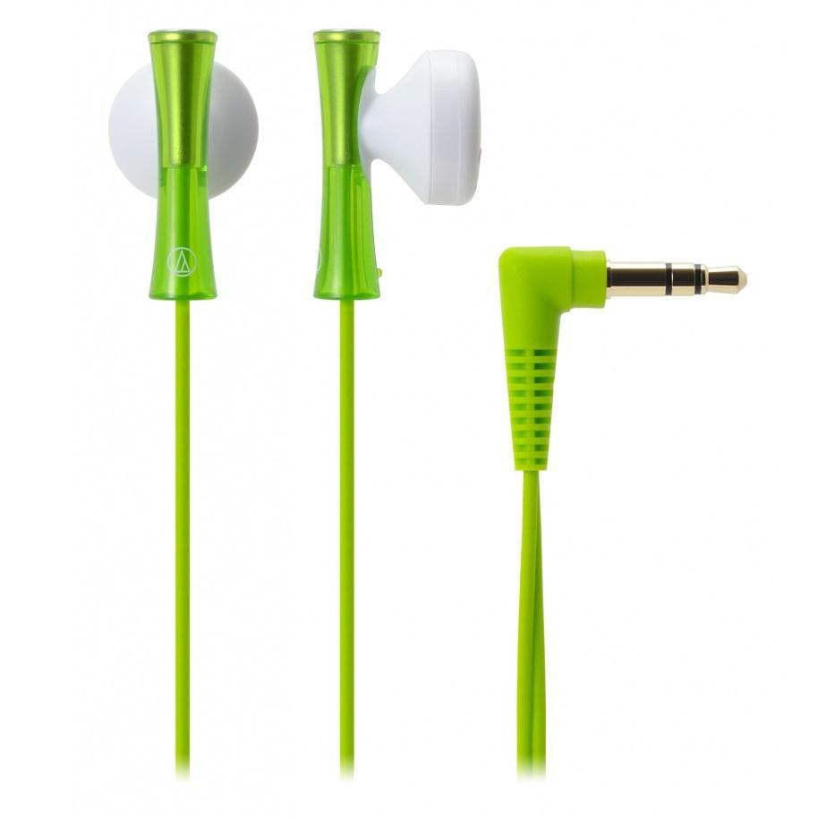 6b0ad834096a3876a7e98b6d3168721e.jpeg Audio Technica ATH-J100 Earphone In-Ear Stylish Lightweight L-Shaped - (Green)