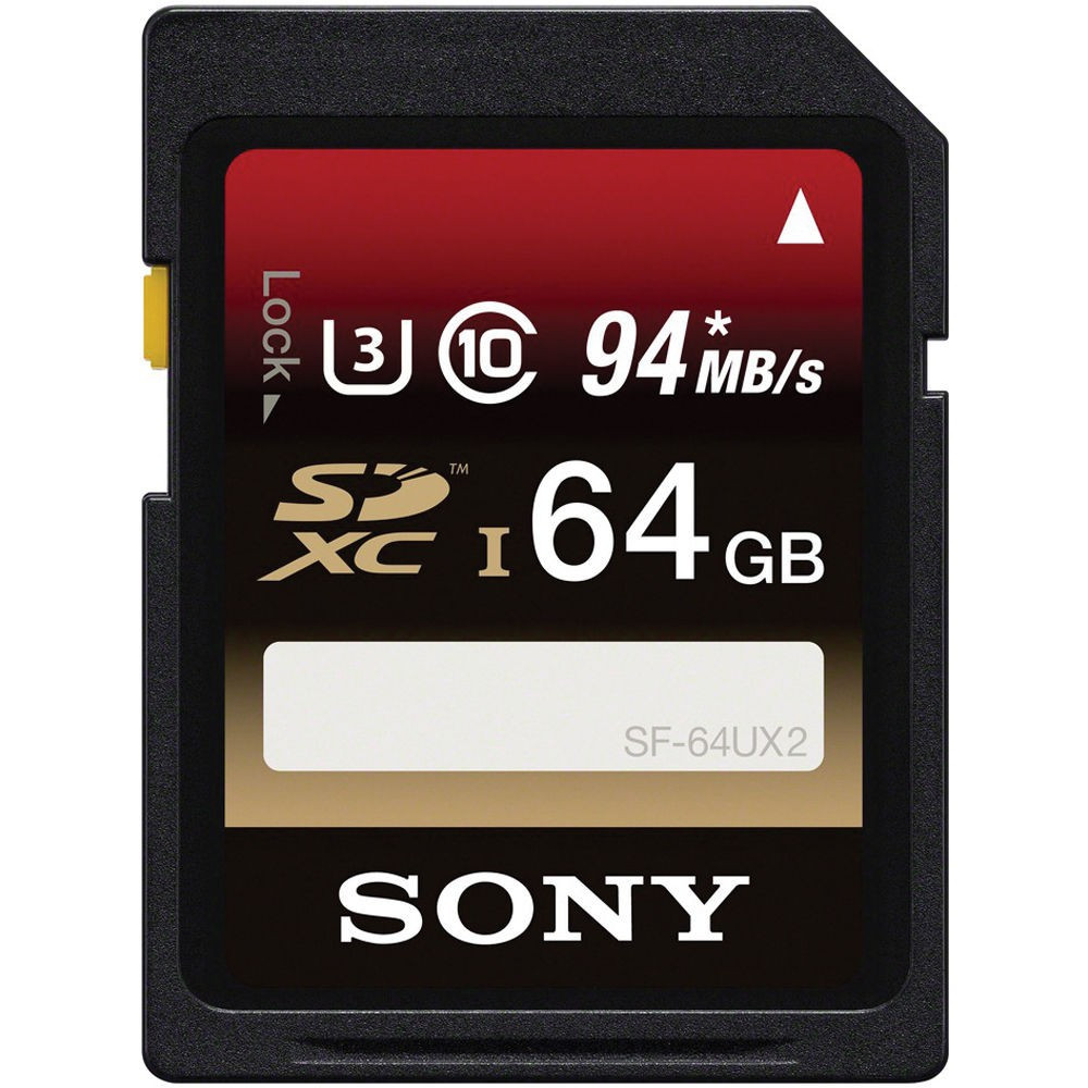 8cb07cd82b3ec2e83020cd0e55011030-1.jpeg Sony SF-64UX2 SD Memory Card 64GB high speed class 10 - 94mb/s