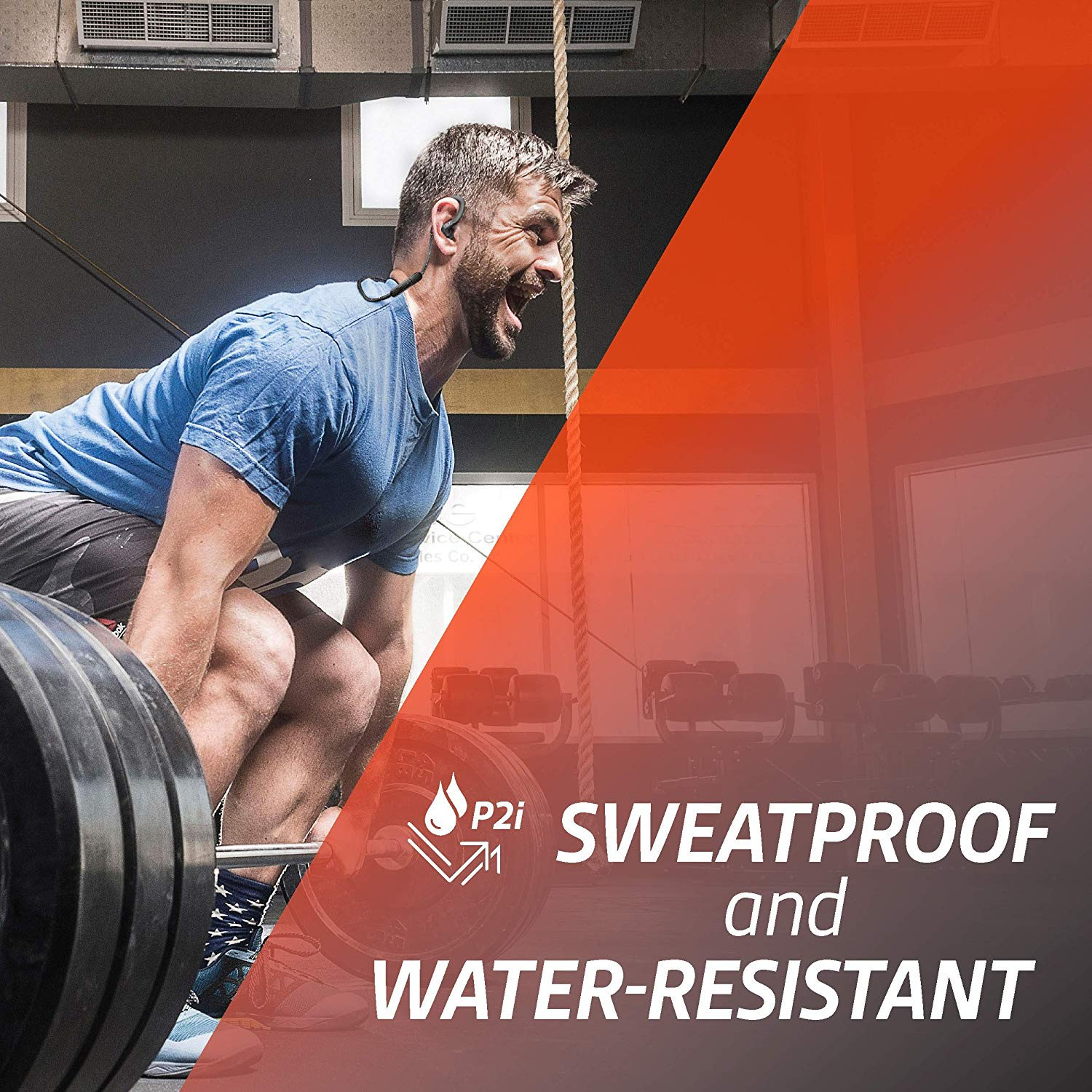 Plantronics BackBeat FIT 350 Wireless Sport Earbuds Bluetooth In-Ear Headphones | Stable | Ultra-Light | Sweatproof | Noise-isolating Eartips