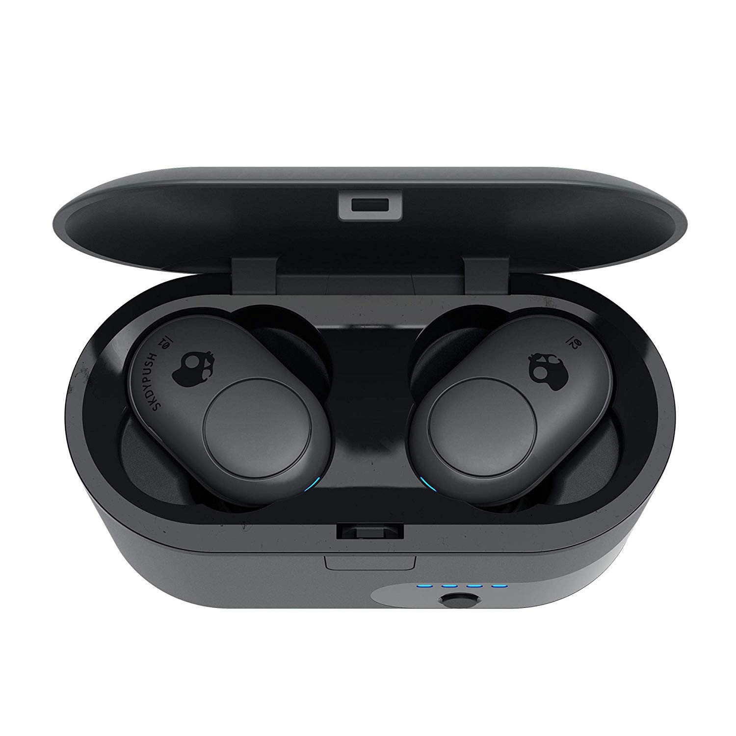 Skullcandy Push Truly Wireless Earbuds with Charging Case Extra 6 Hours Battery Life Built-In Microphone Water-Resistant