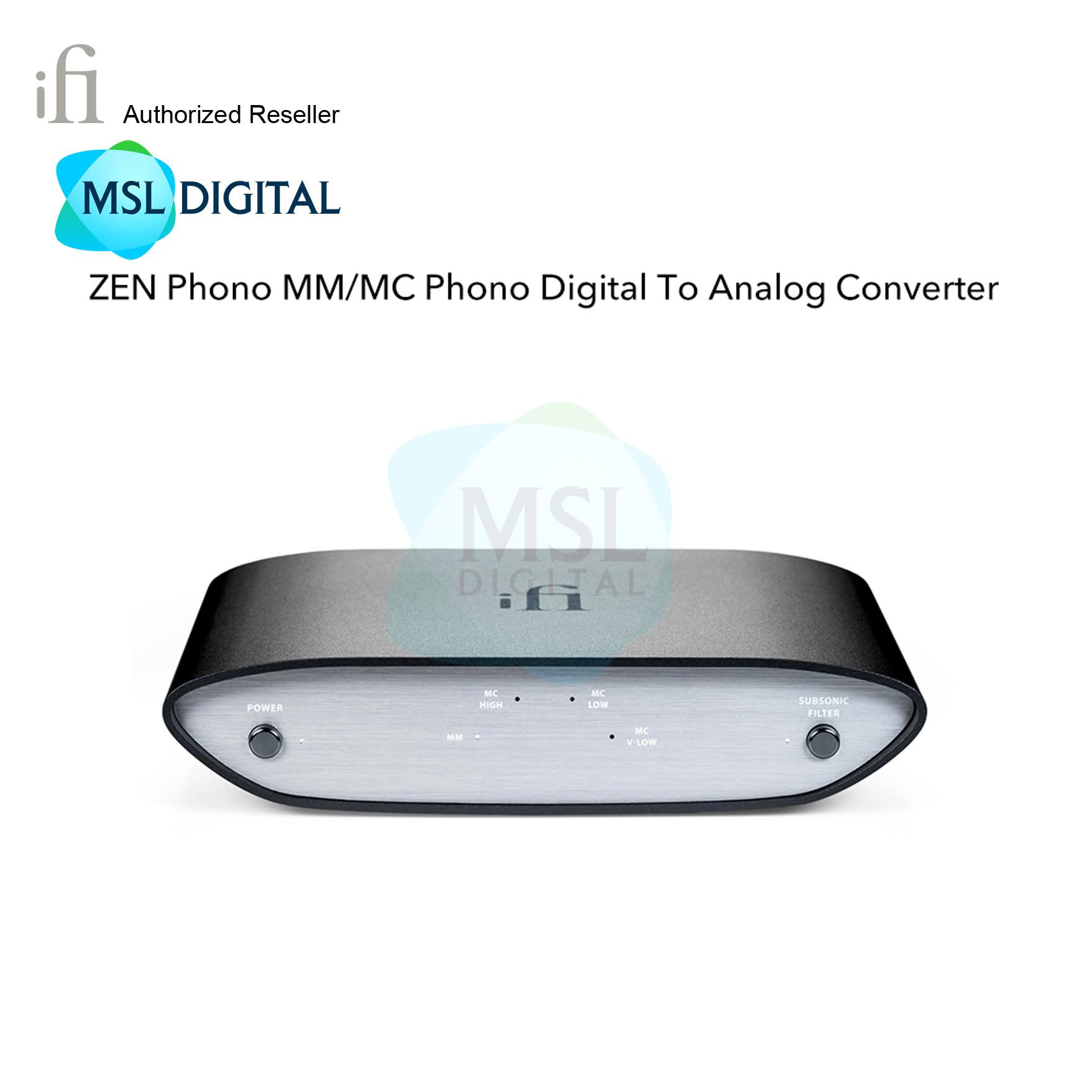 iFi ZEN PHONO MM/MC PHONO DIGITAL TO ANALOG CONVERTER
