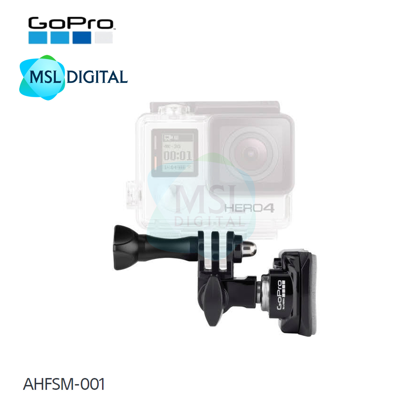 GOPRO AHFSM-001: GoPro, supporto anteriore - laterale del casco da