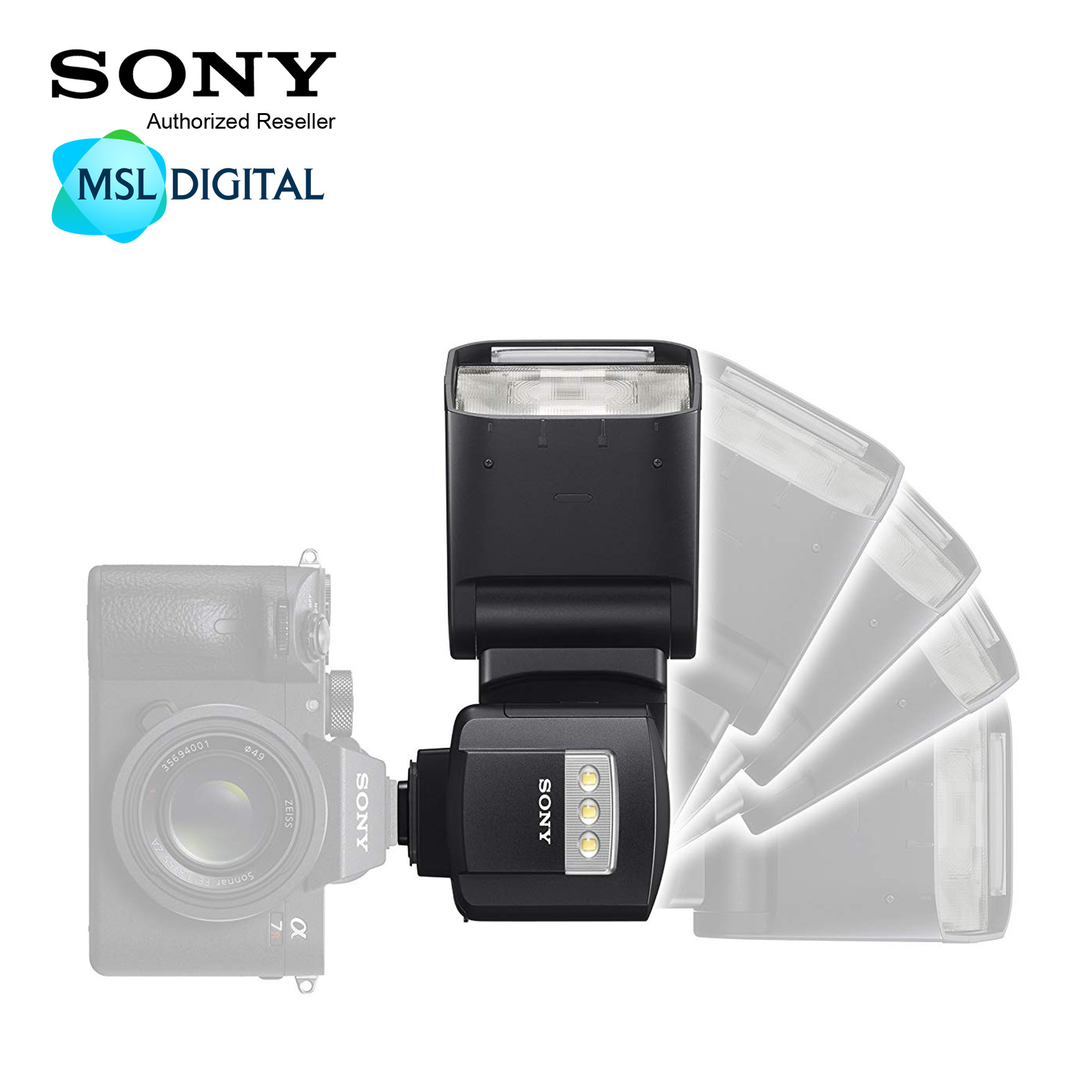 Sony HVL-F60RM Wireless Radio Flash 2.4 GHz Radio Transceiver with 30 Meters