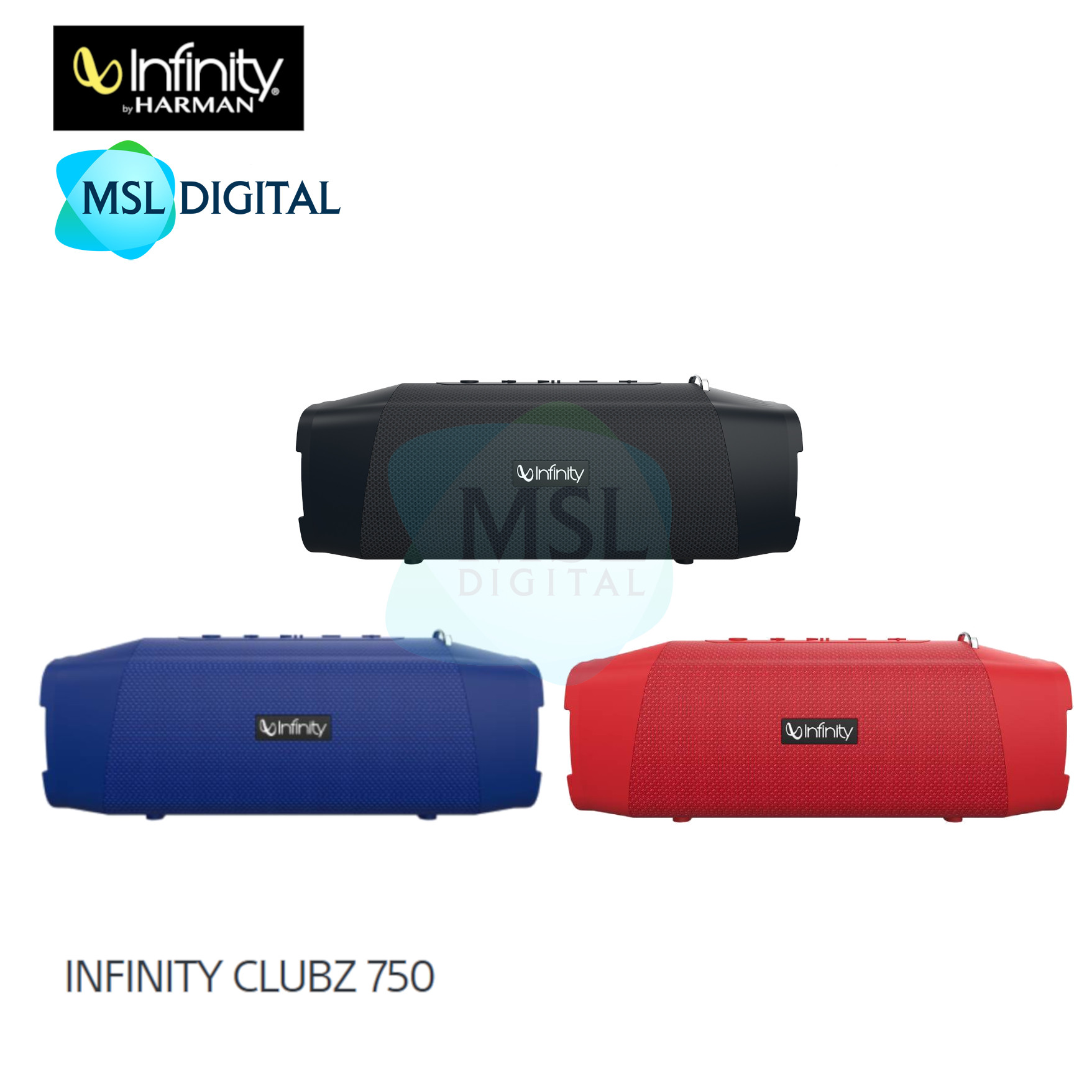 INFINITY CLUBZ 750 IPX7 Waterproof Portable Bluetooth Speaker