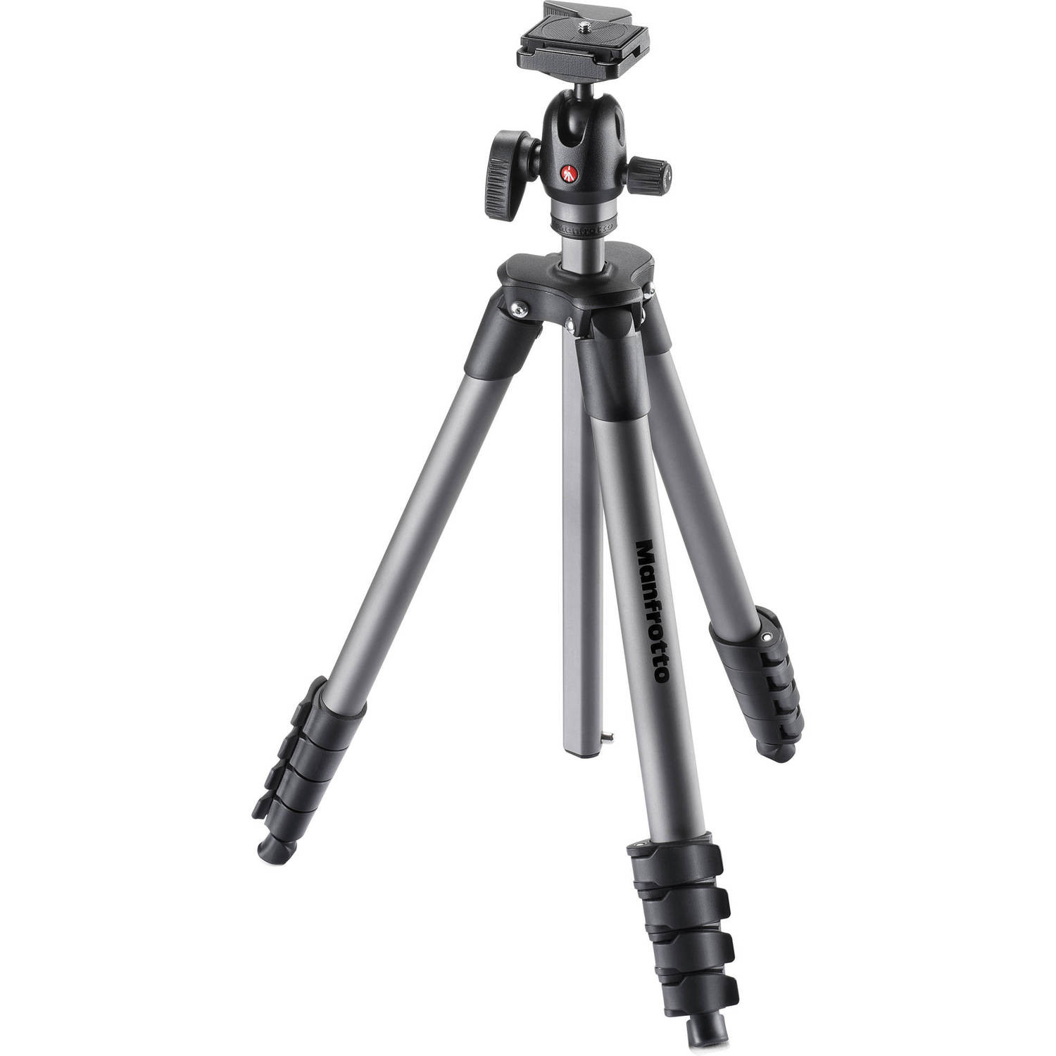 Manfrotto MKCOMPACTADVBH Compact Advanced Aluminum Tripod with Ball Head