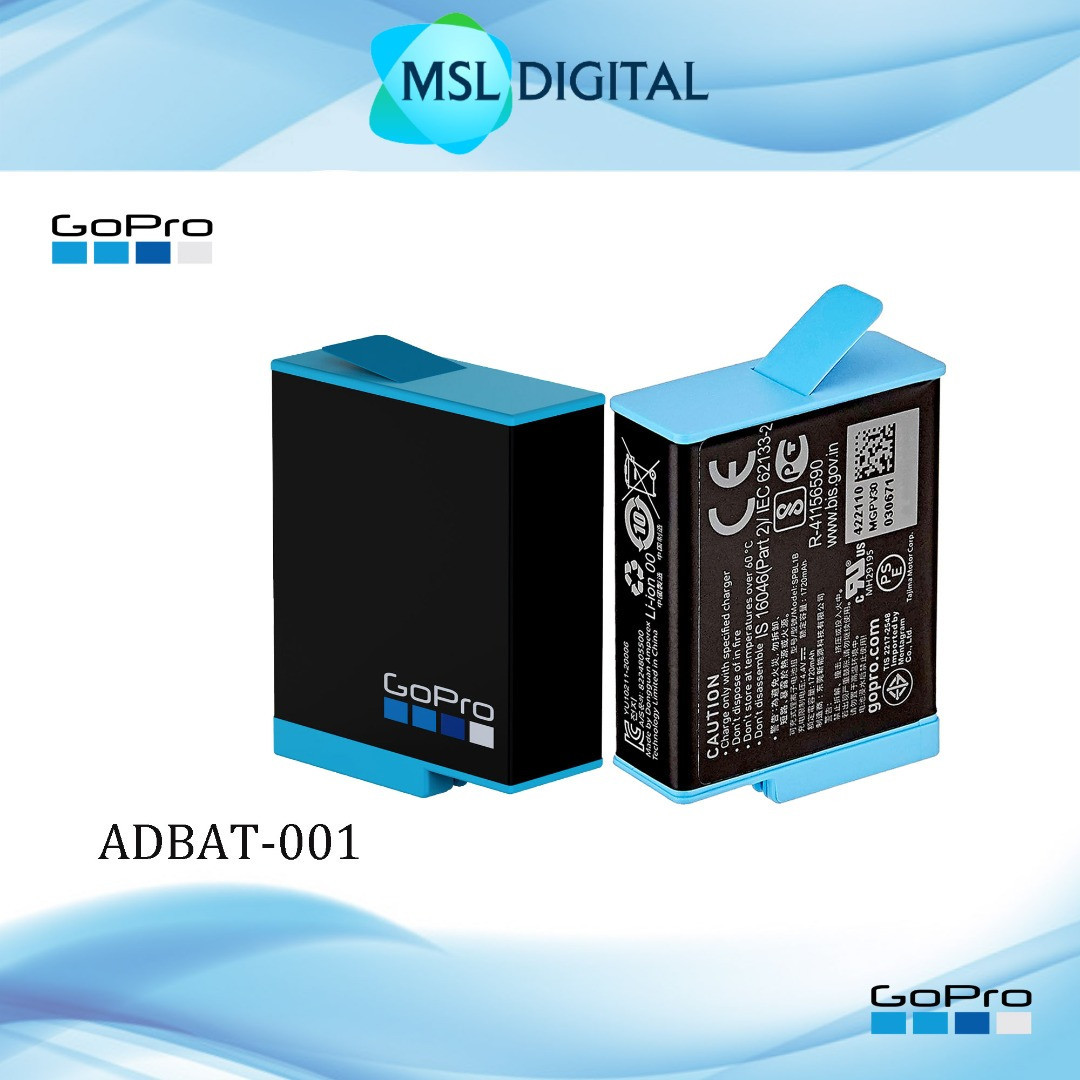 54e19eef226d02d3d038903f31e9e613.jpeg GOPRO ADBAT-001 HERO9 BLACK RECHARGEABLE LI-ION BATTERY - OFFICIAL GOPRO ACCESSORY