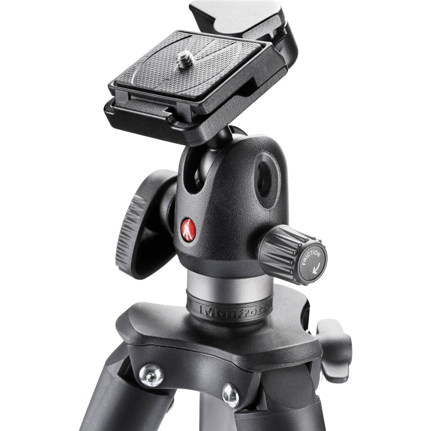 Manfrotto MKCOMPACTADVBH Compact Advanced Aluminum Tripod with Ball Head