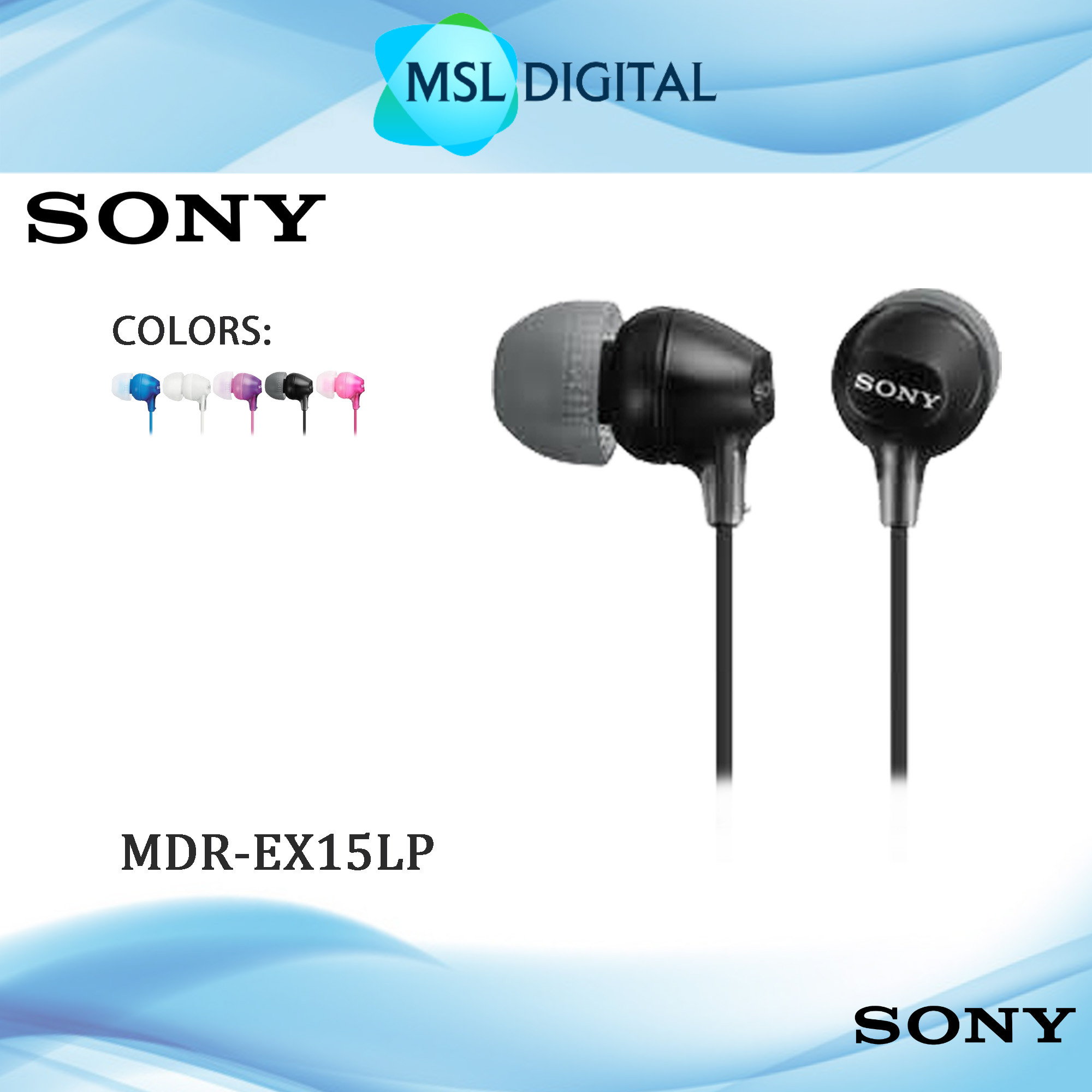 Sony Mdr Ex15lp In Ear Headphones Msl Digital Online Store 4217