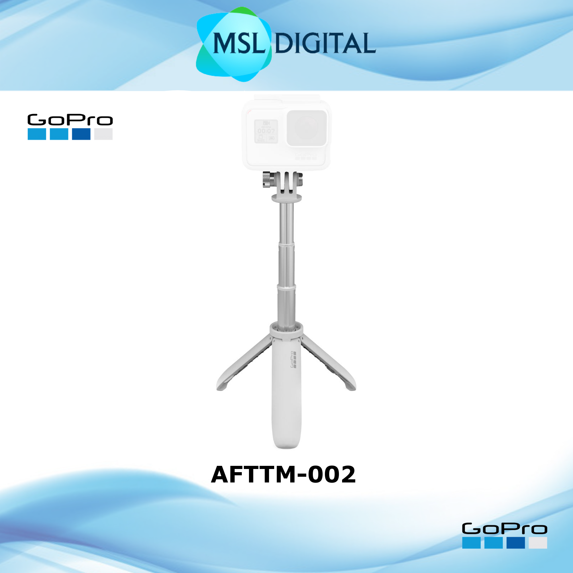 c79dc9ec5ce4c06b4b8808c69cbec681.png GoPro Shorty (White) (MINI EXTENSION POLE + TRIPOD) - AFTTM-002