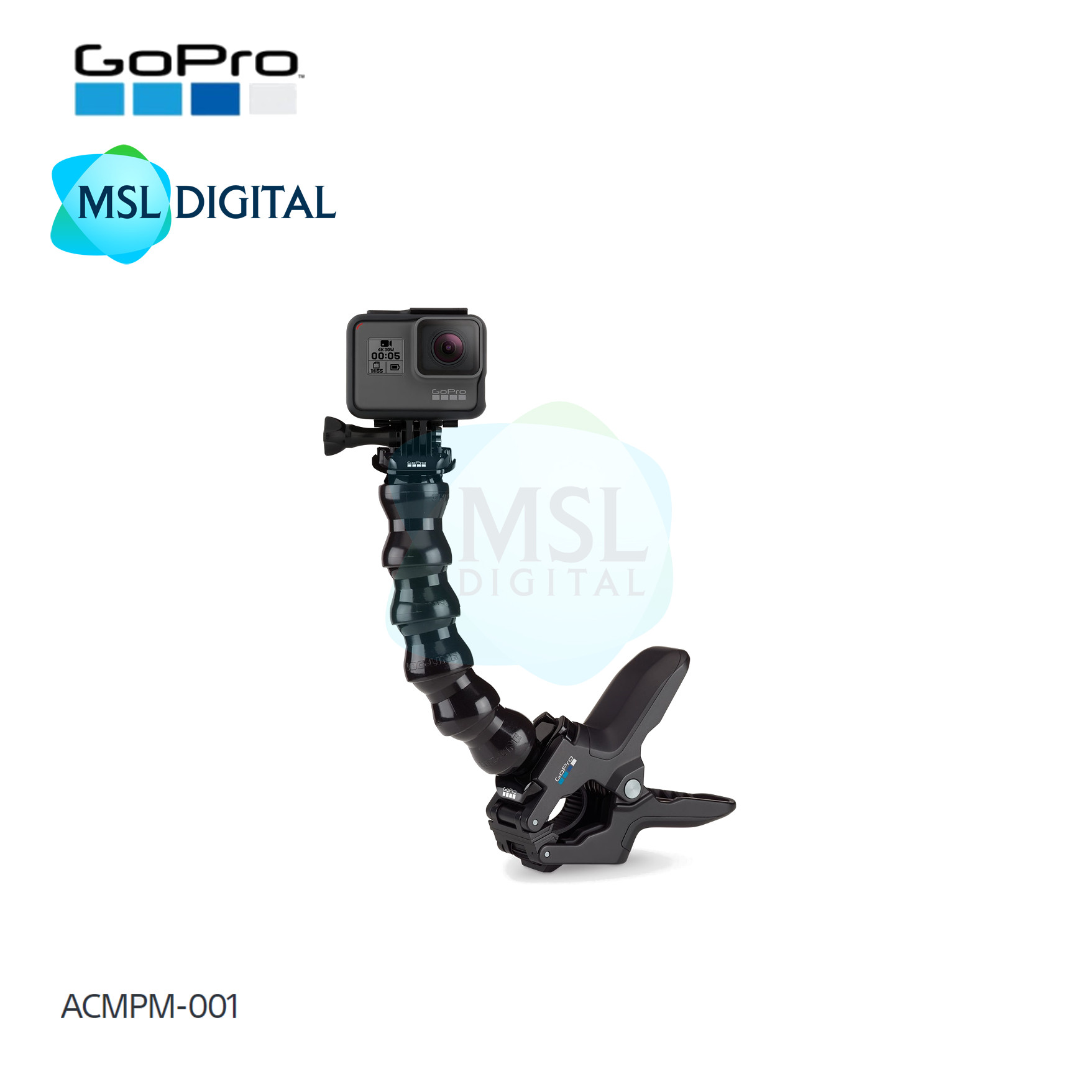 GOPRO ACMPM-001 JAWS FLEX CLAMP - Compatible with All GoPro Camera Models