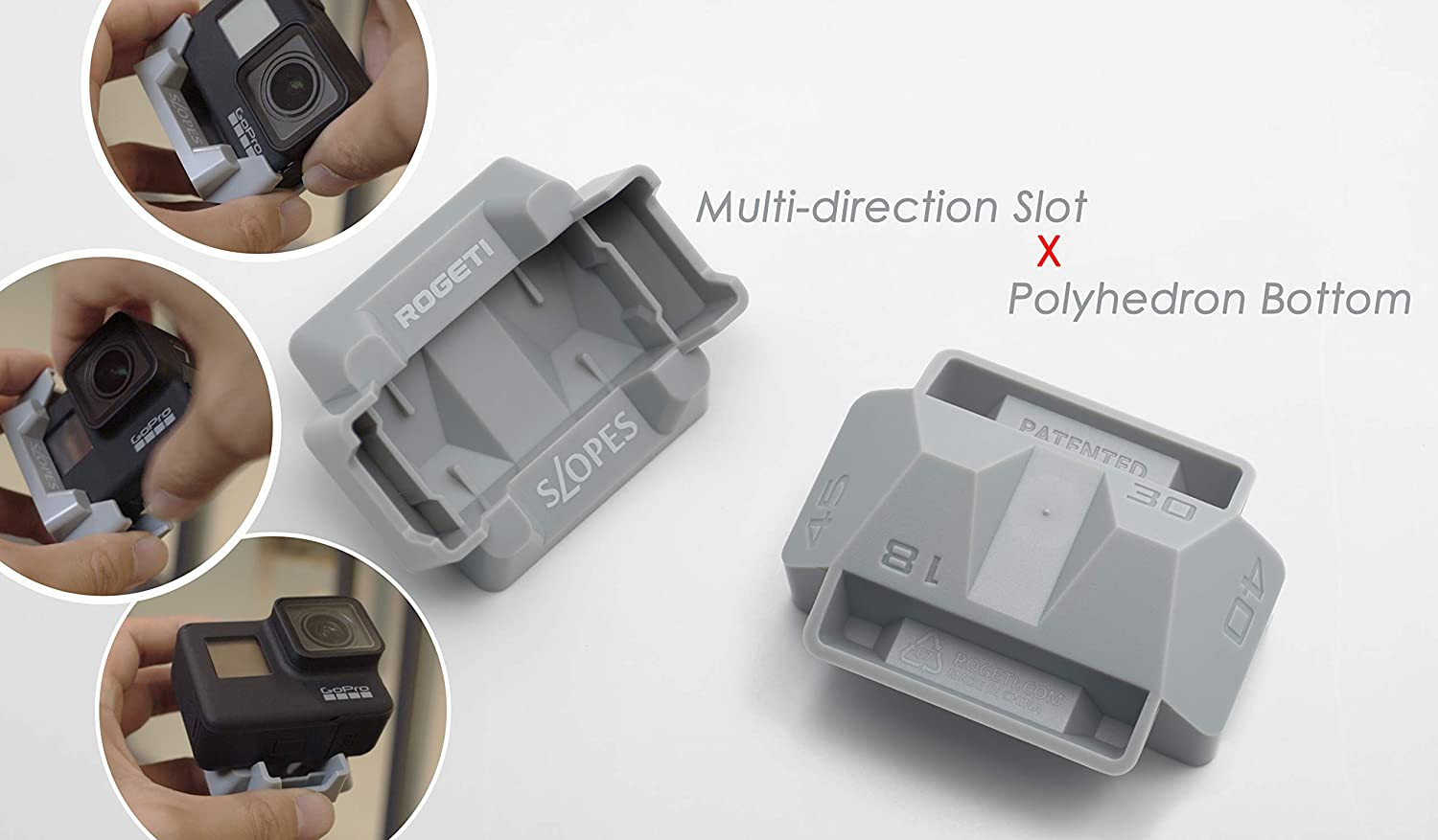 1171fae807f1d98f57b1c9b07d3f6de5.jpeg ROGETI Slopes - Instant Action Camera Stand Compatible with GoPro Hero 5, Hero 6 and Hero 7