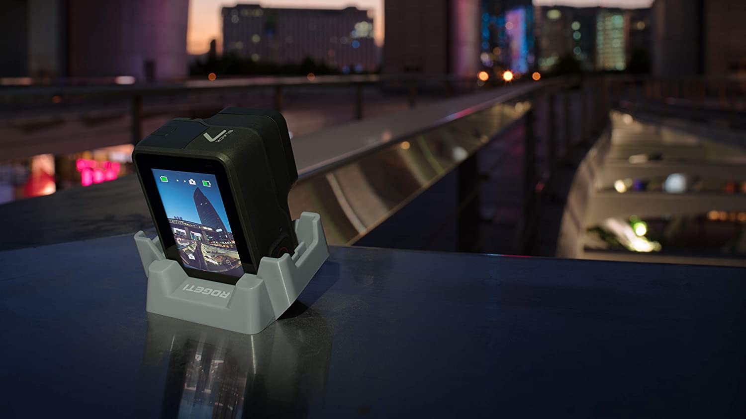 9ae1fea7ab35876f824d32aaefc3c520.jpeg ROGETI Slopes - Instant Action Camera Stand Compatible with GoPro Hero 5, Hero 6 and Hero 7