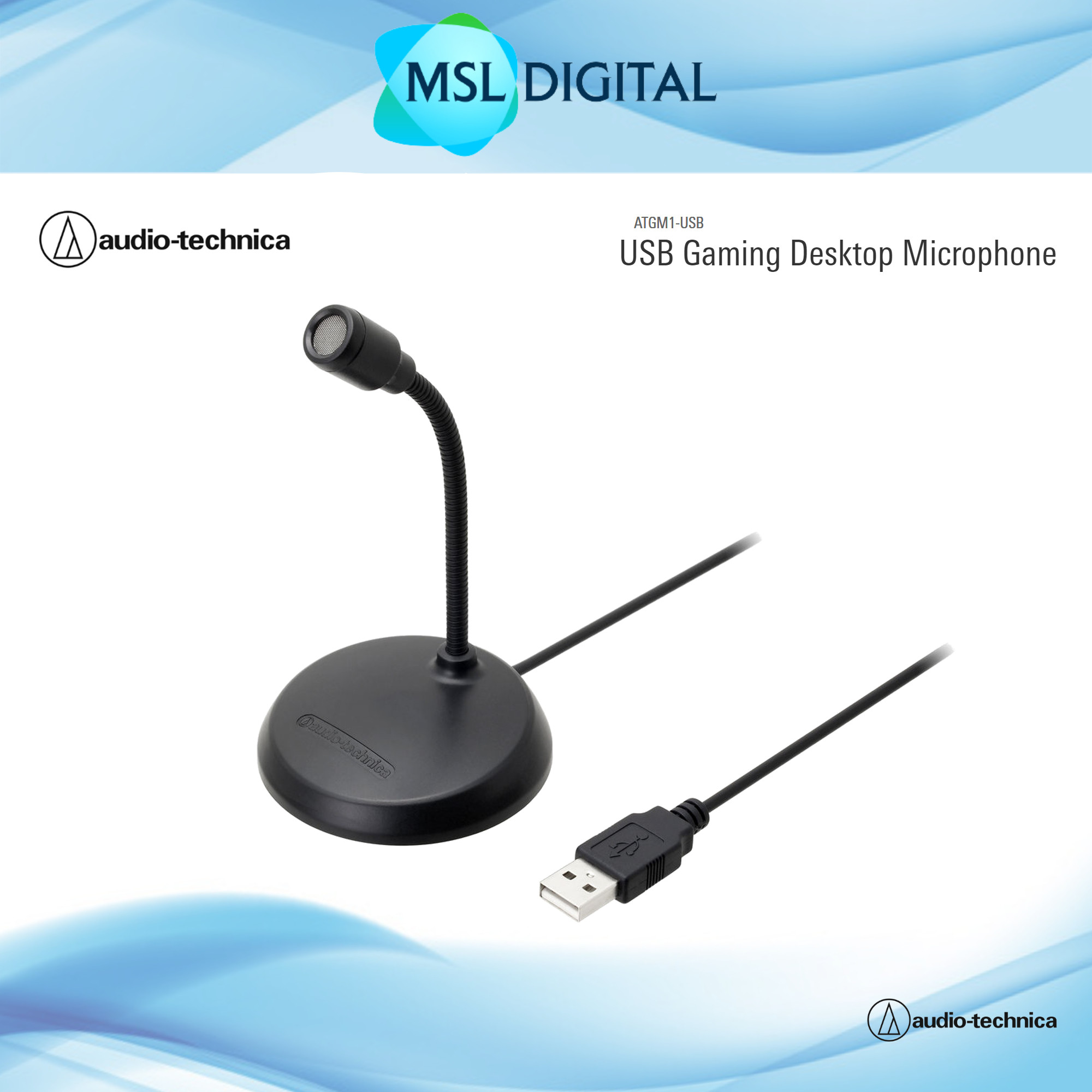 Audio Technica ATGM1-USB USB Gaming Desktop Microphone