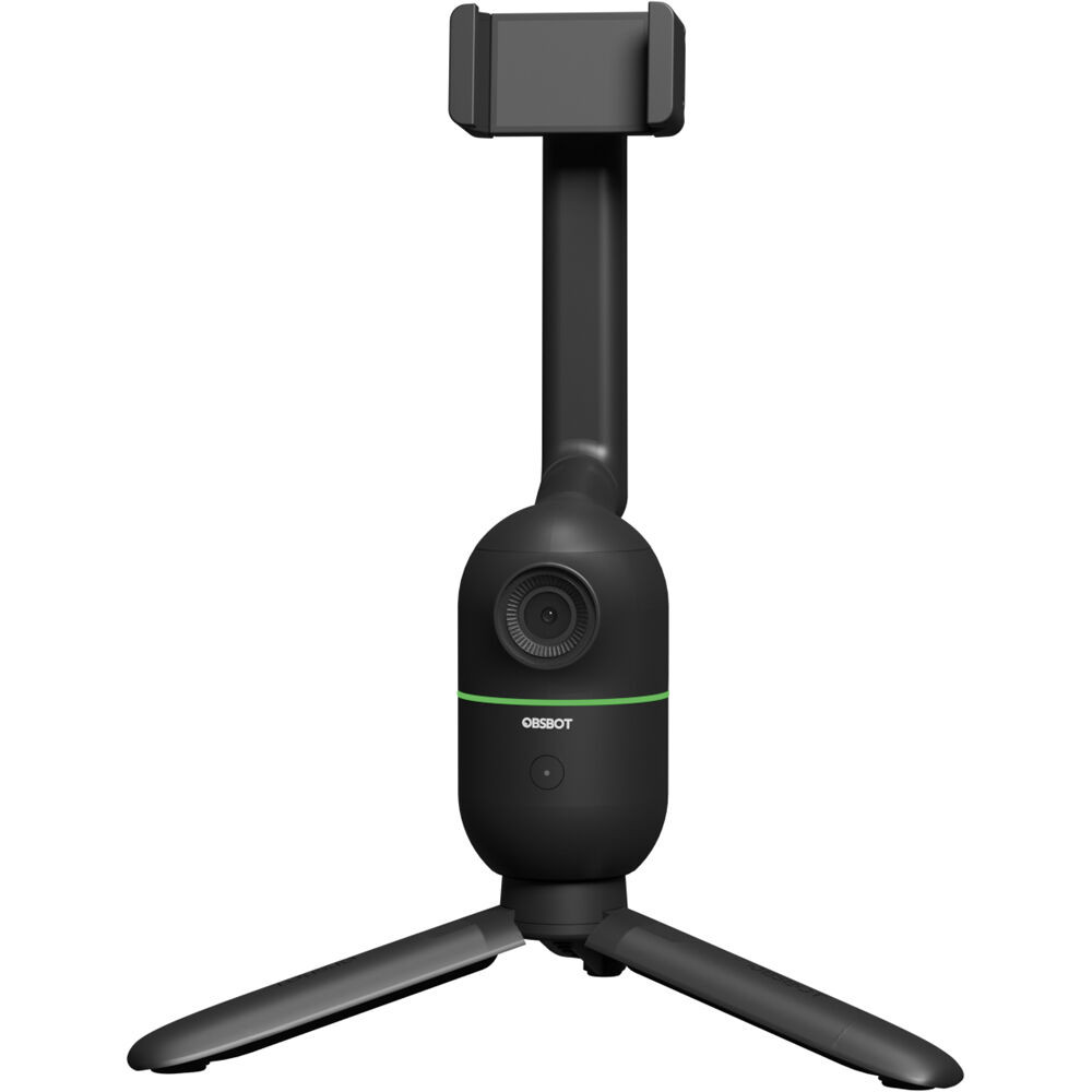 4676d9a4f23c4eb04e3a91c201923924.jpeg OBSBOT Me AI-Powered Selfie Smartphone Mount | 120° Wide-Angle Sensing Camera | Automatically Pans to Keep You in Frame