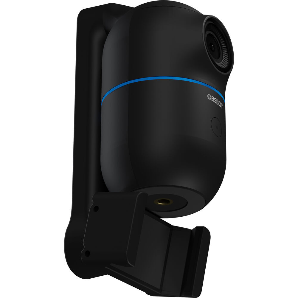 4b3edde9a09a0155aa0945f6a0e3eaf7.jpeg OBSBOT Me AI-Powered Selfie Smartphone Mount | 120° Wide-Angle Sensing Camera | Automatically Pans to Keep You in Frame