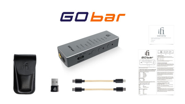 [PRE-ORDER 30 Days] iFi GO bar ultraportable USB DAC / headphone amp with Full MQA decoding [Powerful 16-core XMOS micro controller]