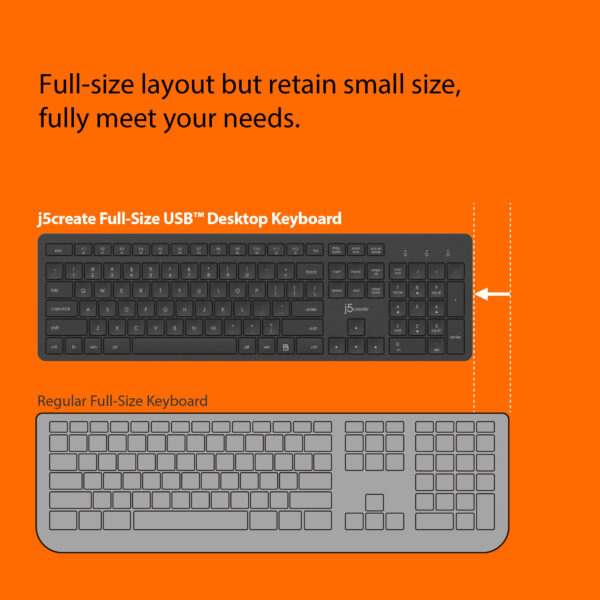 J5create Full-Size Wireless Keyboard and Mouse - JIKMW115 [KAW-KAW CLEARANCE]