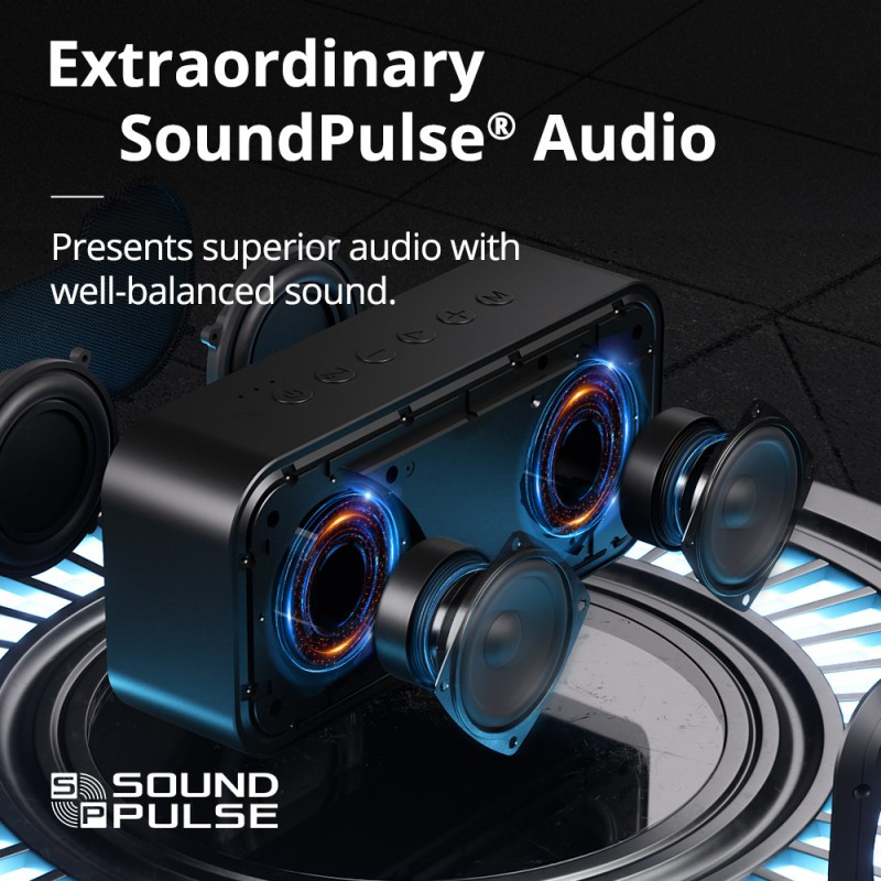 f6e84f53bc63f89a7cb2097038fb86fe.jpeg Tronsmart Force SE Waterproof Outdoor Wireless Speaker | SoundPulse® Audio | Built-in Powerbank | Bluetooth 5.3