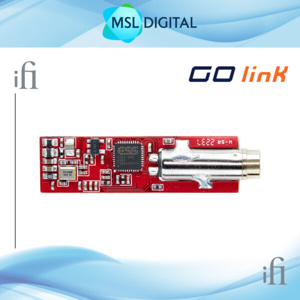 iFi GO link USB-C to 3.5mm Gold-Plated Headphone | DAC & headphone amp | Hi-Res Audio PCM DSD MQA