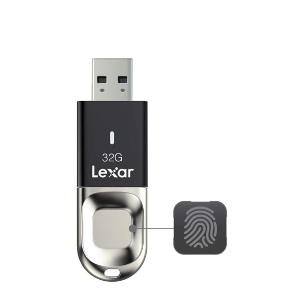 [PRE ORDER 30 Days] Lexar JumpDrive 64GB / 128GB / 256GB Fingerprint F35 USB 3.0 Flash Drive