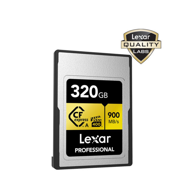 Lexar CFexpress Type A Card GOLD Capture HiRes 8K Video (900MB/s , IP68 , Pressure Proof 5M Drop)