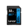 Lexar 32GB /64GB /128GB / 256GB High-Performance 800x PRO SD Card SDHC / SDXC UHS-I Card BLUE Series