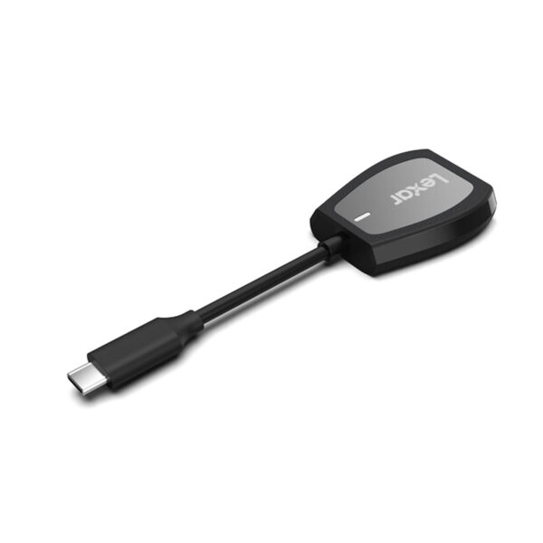 4d3cb6b4364727f7d7646655433ff750.jpeg Lexar Professional USB-C Dual-Slot Card Reader (2-in-1) SD & Micro SD | Type-C - RW470