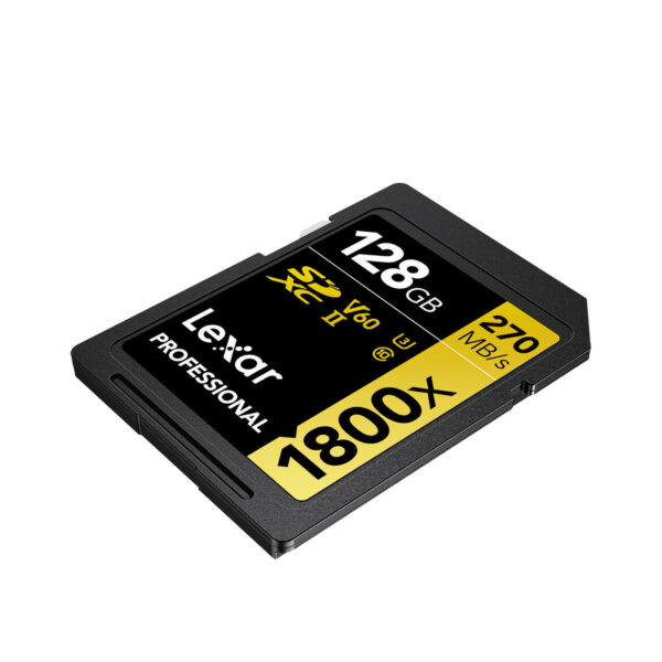[PRE-ORDER 14 Days] Lexar 64GB / 128GB / 256GB  Professional 1800x SD Card SDXC UHS-II Card GOLD Series