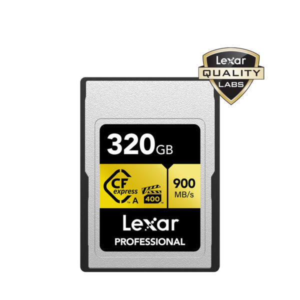 Lexar CFexpress Type A Card GOLD Capture HiRes 8K Video (900MB/s , IP68 , Pressure Proof 5M Drop)