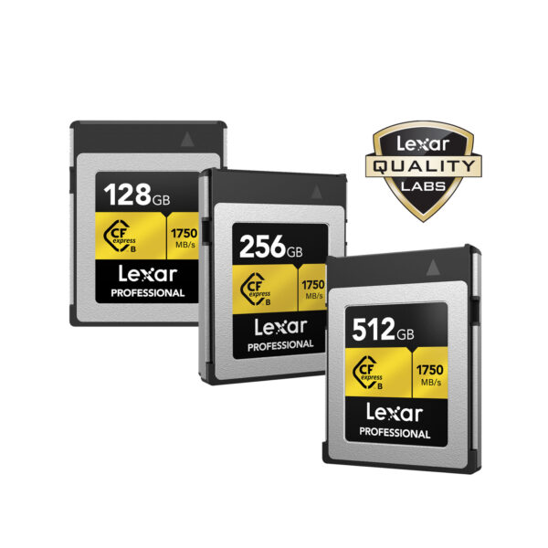 Lexar CFexpress Type B Card GOLD Series 128GB /256GB / 512GB