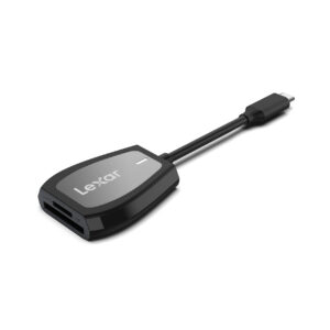 Lexar Professional USB-C Dual-Slot Card Reader (2-in-1) SD & Micro SD | Type-C - RW470