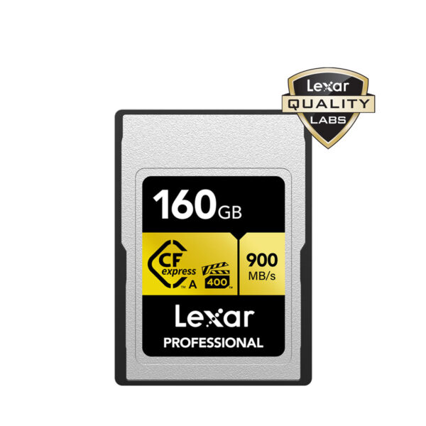 Lexar CFexpress Type A Card GOLD Capture HiRes 8K Video (900MB/s , IP68 , Pressure Proof 5M Drop)