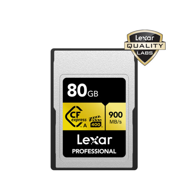 Lexar CFexpress Type A Card GOLD Capture HiRes 8K Video (900MB/s , IP68 , Pressure Proof 5M Drop)