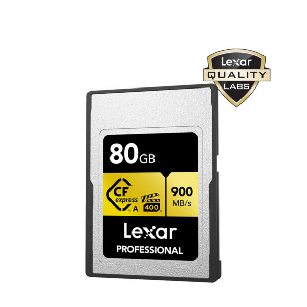 Lexar CFexpress Type A Card GOLD Capture HiRes 8K Video (900MB/s , IP68 , Pressure Proof 5M Drop)