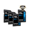 Lexar 32GB /64GB /128GB / 256GB High-Performance 800x PRO SD Card SDHC / SDXC UHS-I Card BLUE Series