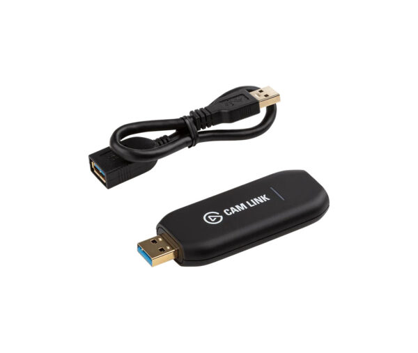 CORSAIR Elgato Cam Link 4K External Camera Capture Card Stream & Record with DSLR, Camcorder, ActionCam as Webcam