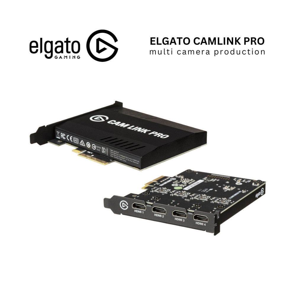 Elgato Cam Link Pro Internal Camera Capture Card with 4 HDMI inputs, Stream  and Record 1080p60 or 4K30 for Video Conferencing - MSL Digital Online ...