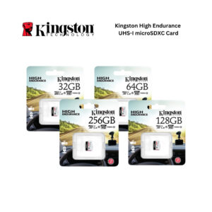 Kingston High Endurance UHS-I microSD Card U1 / A1 / Class 10 (95 MB/s) for CCTV dash cam & body cam