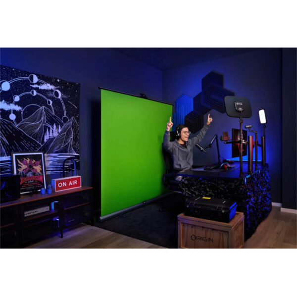 CORSAIR Elgato GREEN SCREEN XL Extra Wide Chroma Key Panel | Pptimized for webcam background removal