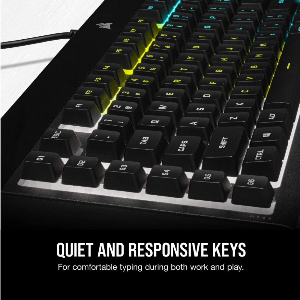 Corsair K55 RGB PRO Gaming Keyboard CH-9226765-NA