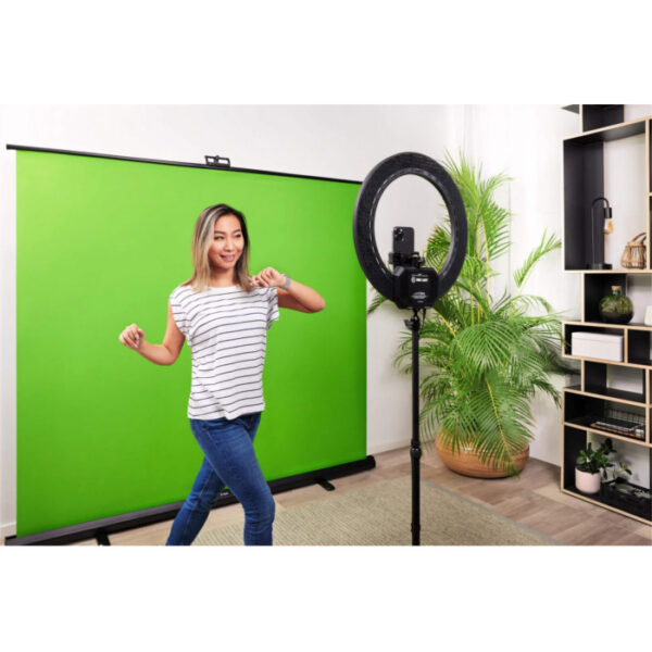 CORSAIR Elgato GREEN SCREEN XL Extra Wide Chroma Key Panel | Pptimized for webcam background removal