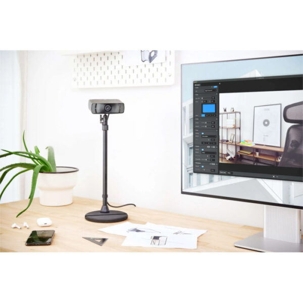 [PRE-ORDER 30 Days] Elgato FACECAM PRO | The world's first 4K60 webcam | 21 mm* focal length | f/2.0 | Anti-reflective