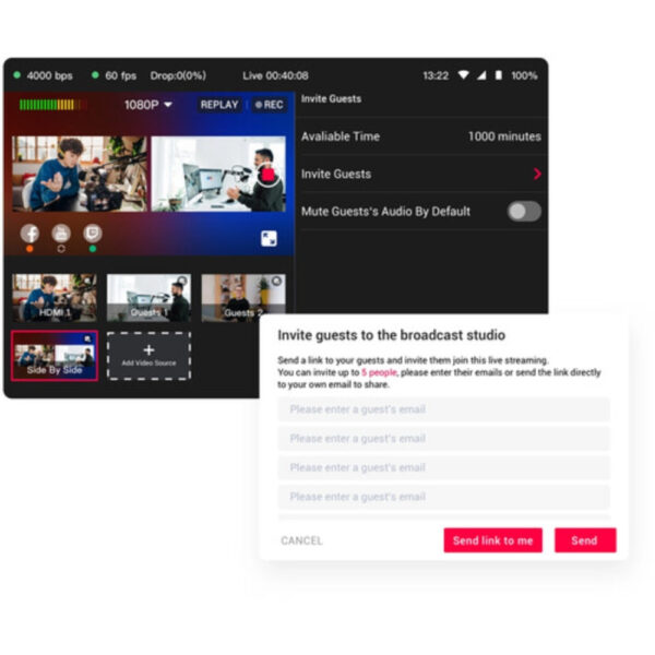 YoloLiv YoloBox Pro Portable Multi-Camera | Encoder/Streamer, Switcher/Monitor & Recorder
