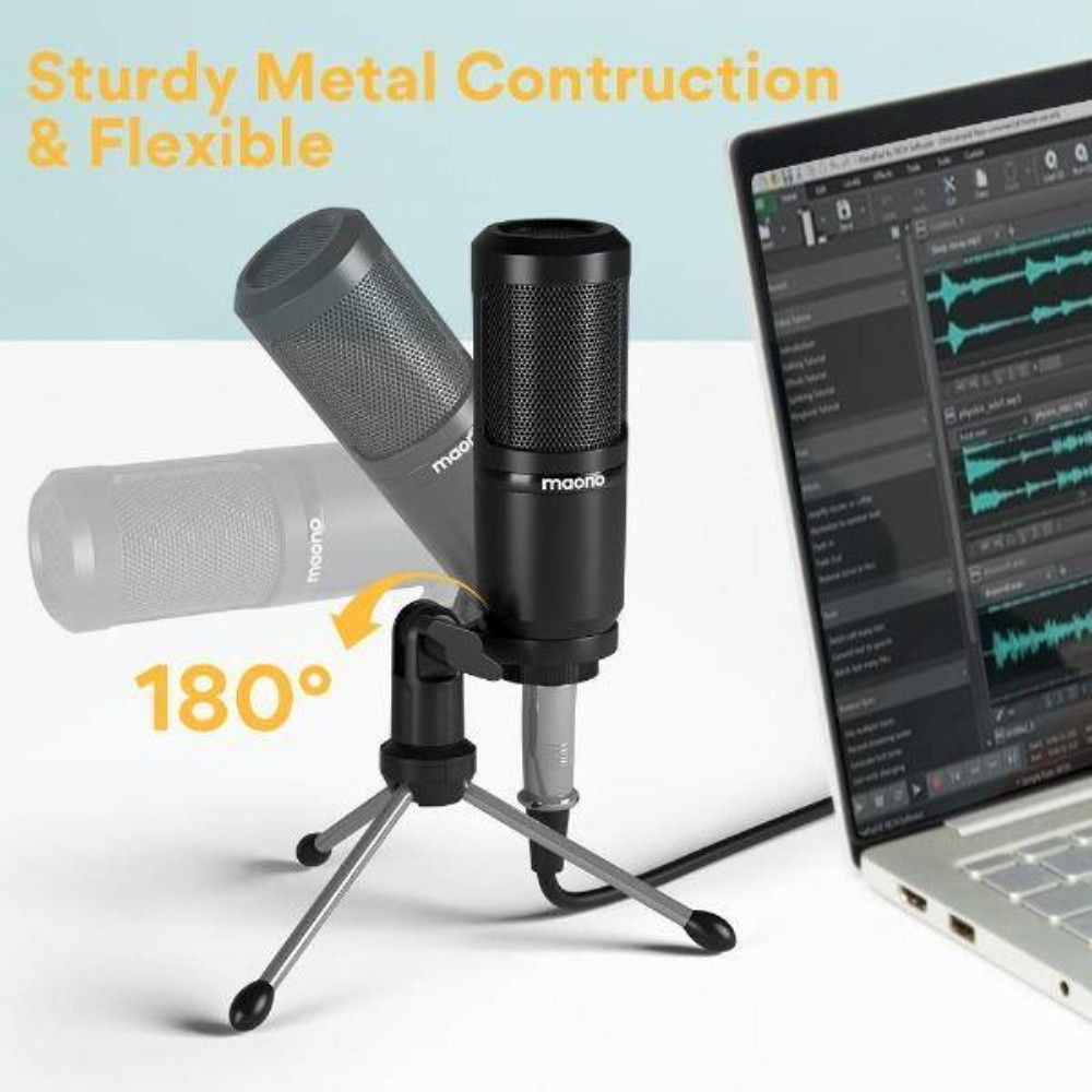 [PRE-ORDER 7 Days] Maono AU-360TR Condenser Podcast Microphone