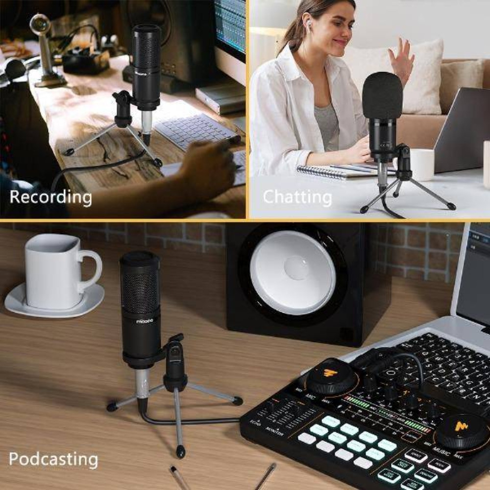 [PRE-ORDER 7 Days] Maono AU-360TR Condenser Podcast Microphone