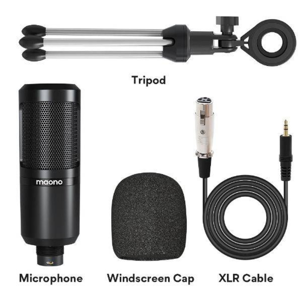 [PRE-ORDER 7 Days] Maono AU-360TR Condenser Podcast Microphone