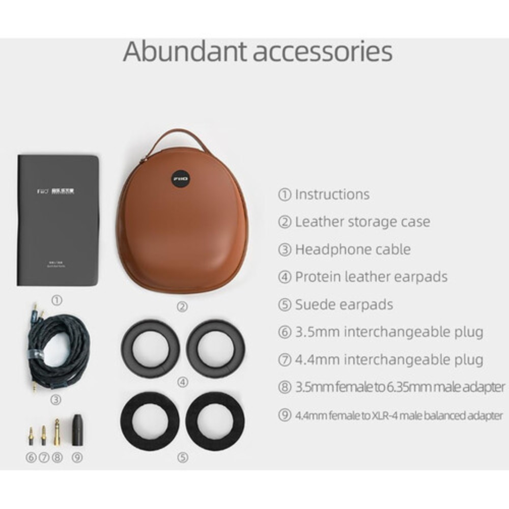 FiiO FT3 Dynamic High-Resolution Over-Ear Wired Headphones