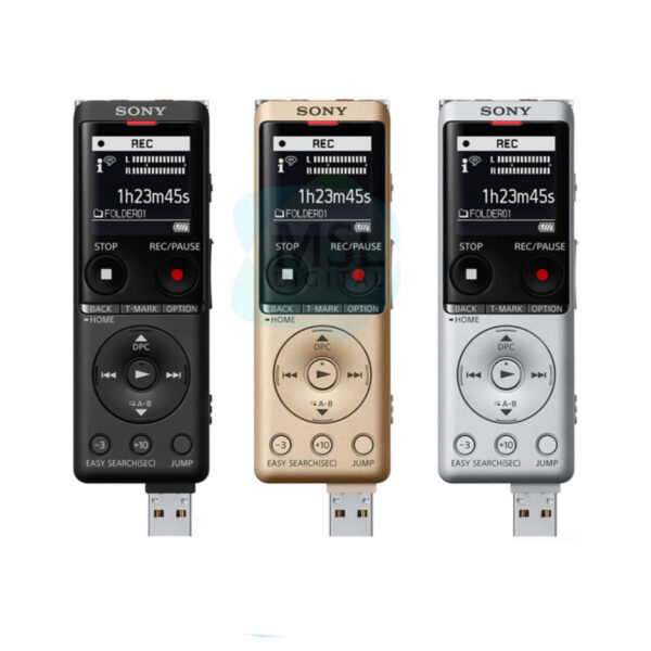 Sony ICD-UX570F Digital Recorder – 4GB Audio Recorder with USB Direct & Noise Reduction